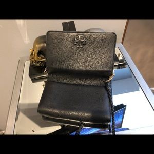 Tory Burch braided strap clutch/purse